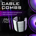 Cables Blancos de Extensión de PSU Ezdiy-Fab