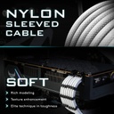 Cables Blancos de Extensión de PSU Ezdiy-Fab