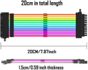 Cables de Extensión de PSU con RGB Zezzio