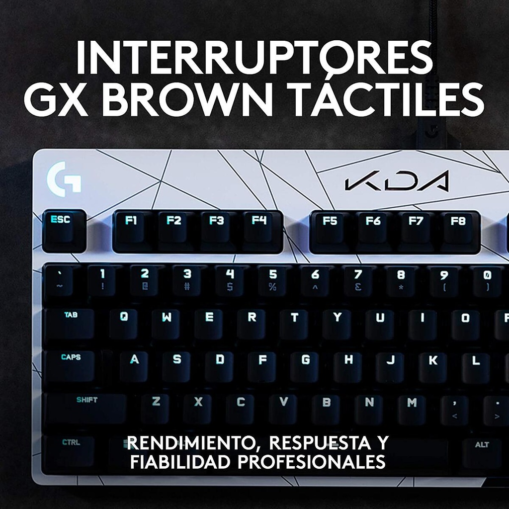 Teclado Gaming Mecánico Logitech G Pro K/DA