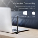 Receptor Wi-Fi USB TP-Link AC600 Archer T2U Plus