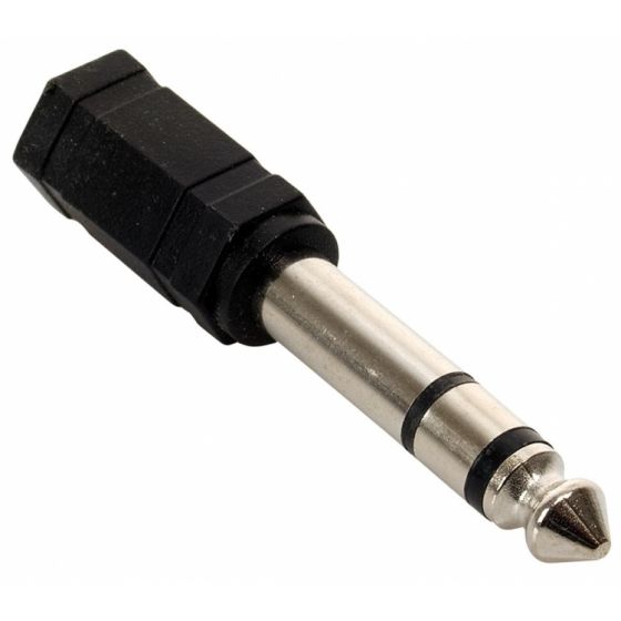 Adaptador de Jack 3,5mm Hembra a Plug 6,3mm Macho Steren