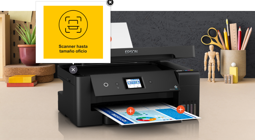 Impresora Multifuncional e Inalámbrica Epson EcoTank L14150