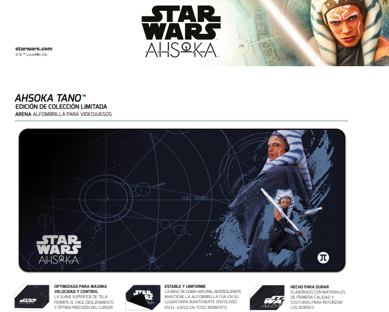 Mousepad Primus Arena XXL Ahsoka Tano