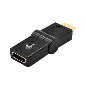 Adaptador con conector HDMI macho a HDMI hembra con ángulo ajustable XTC-347 XTECH