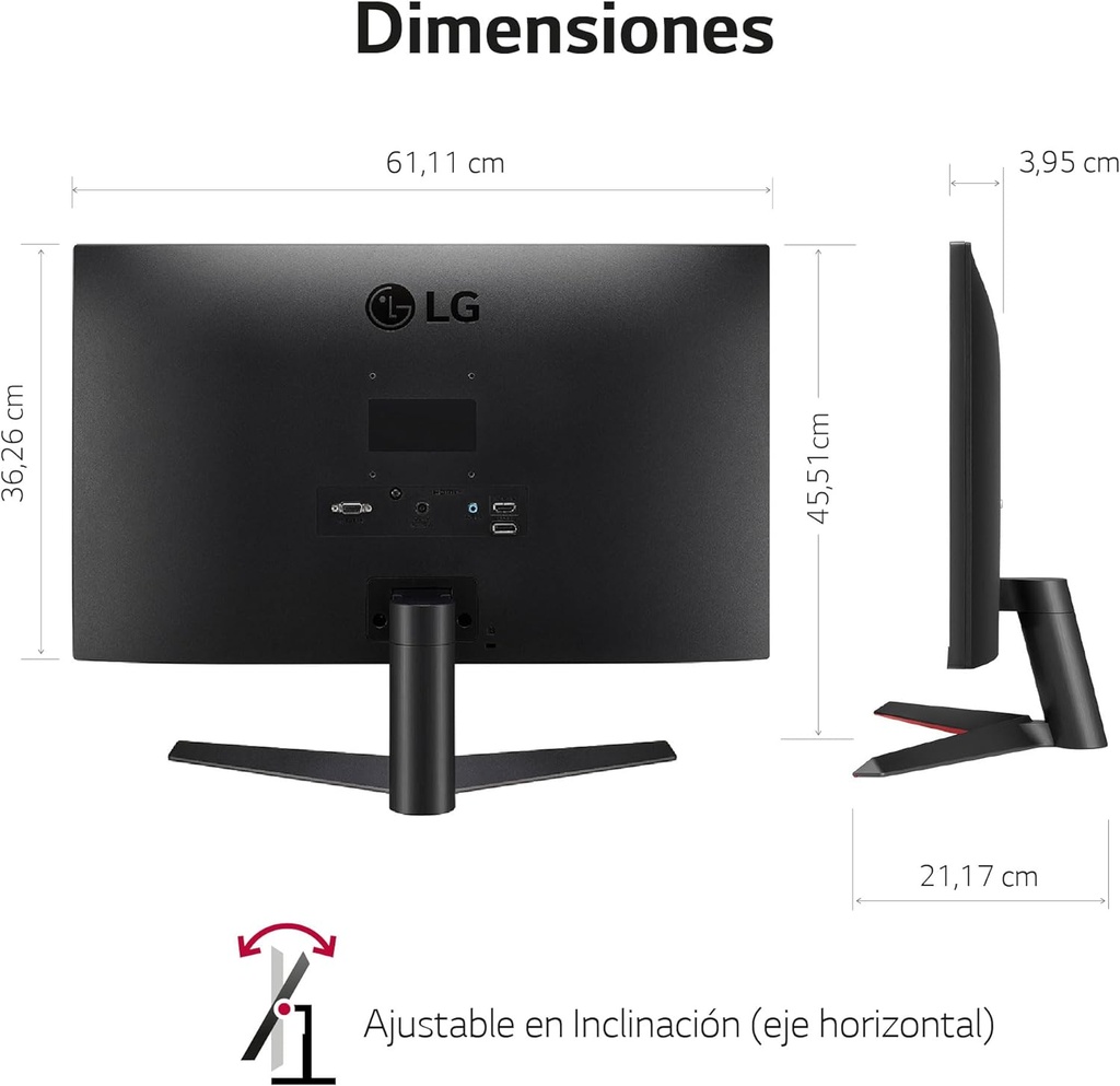 Monitor LG IPS de 27 Pulgadas