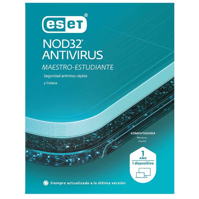 ​Licencia de Antivirus Eset Nod32 de 1 año para 1 Equipo