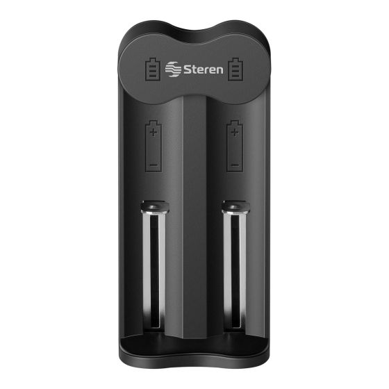 Cargador Steren USB de Baterías Cilíndricas