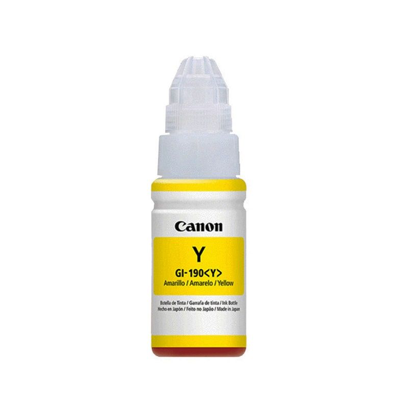 ​​​Botella de Tinta Canon GI-190<Y> Amarillo