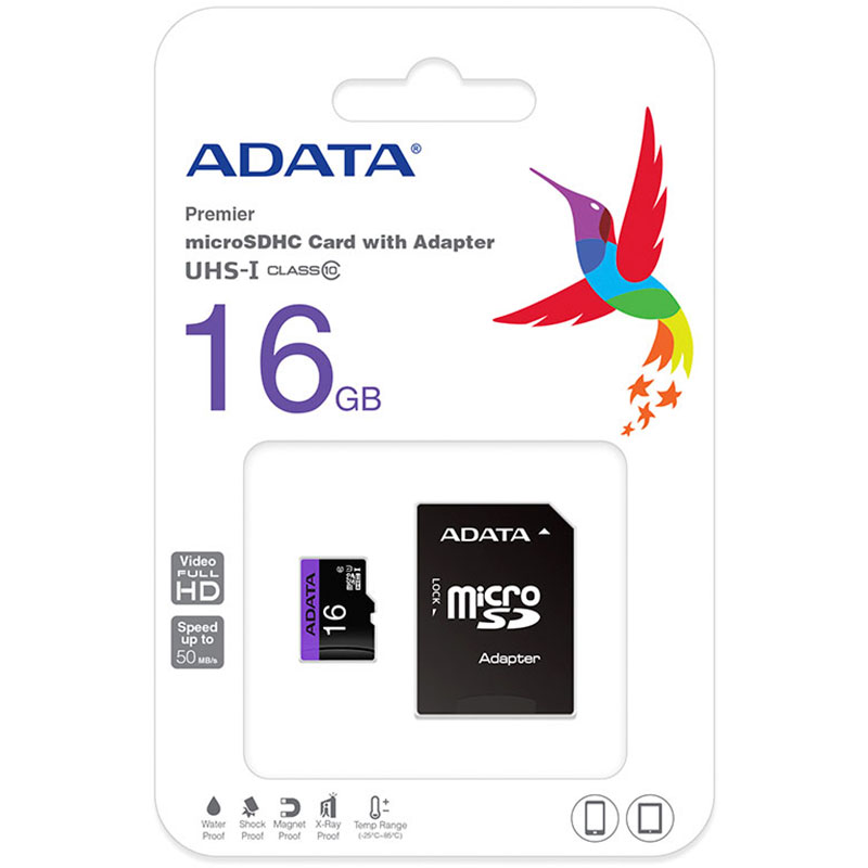 Memoria MicroSDHC Adata Premier de 16 GB