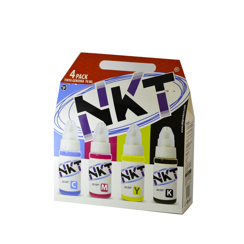 Kit de 4 Tintas Genéricas NKT Compatible con 190