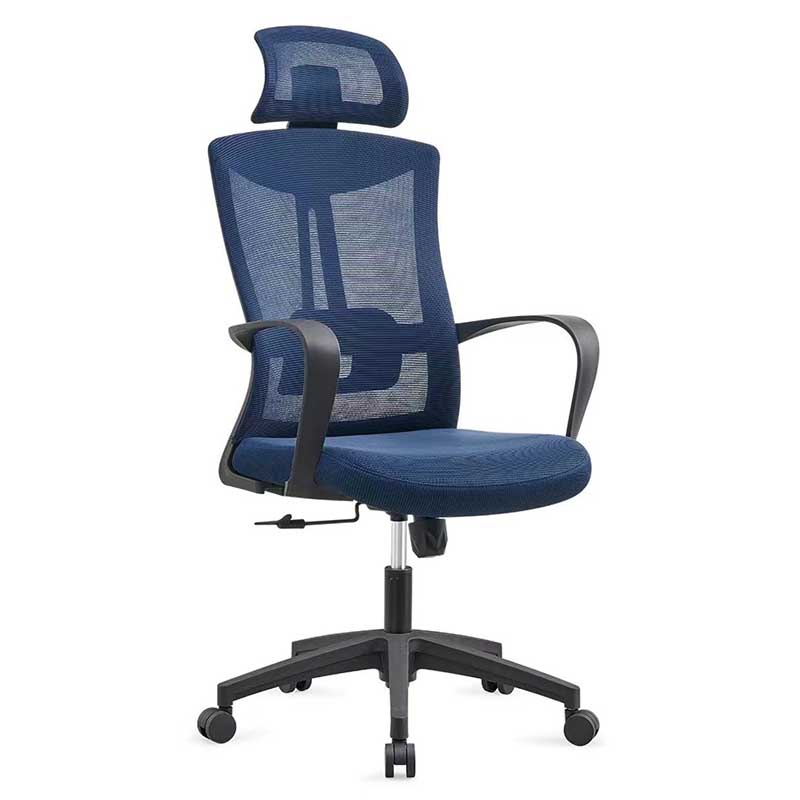 Silla de Oficina Mesh con Soporte Brocs Azul