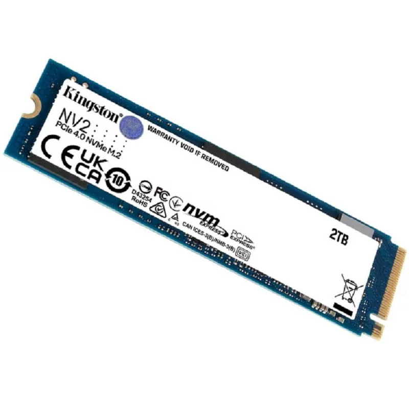 Unidad de Estado Sólido M.2 NVMe Kingston NV2 de 2 TB