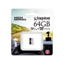 ​Memoria MicroSDXC Kingston High Endurance de 64 GB​