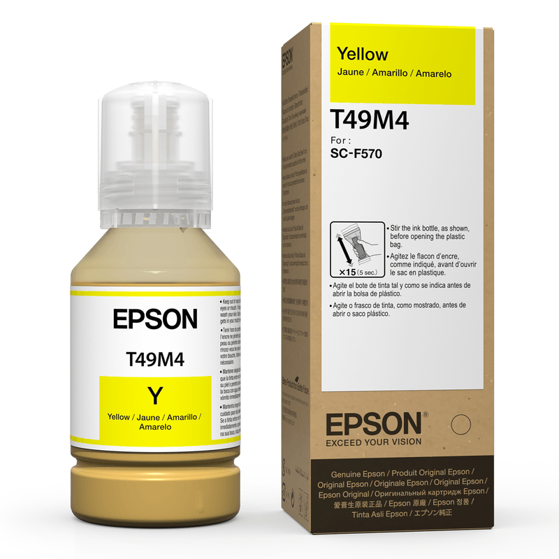 Botella de Tinta Amarilla Epson para Sublimación