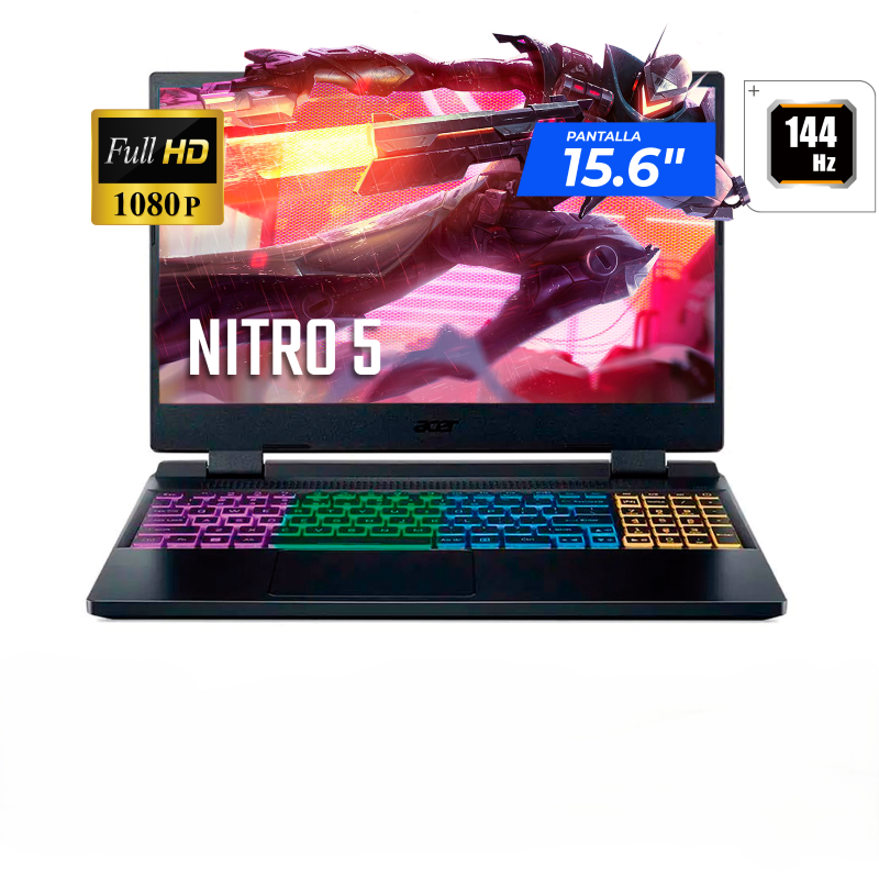 Laptop Gamer Acer Nitro 5 AN515-58-57WZ Black