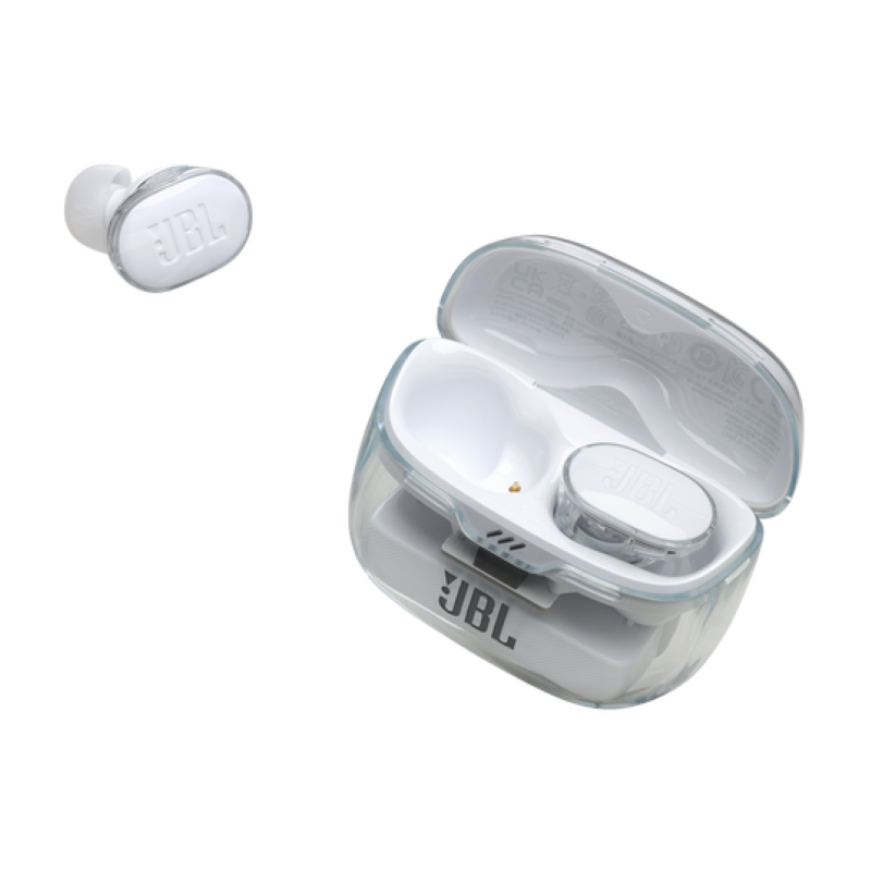 Audífonos Bluetooth JBL Tune Buds Ghost Blancos