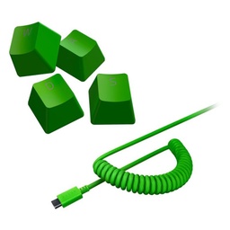 [RC21-01490700-R3M1] ​Conjunto de Teclas Razer Green PBT Keycap + Cable en Espiral