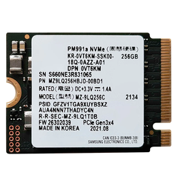 [MZ9LQ256HBJD-00BD1] Unidad de Estado Sólido M.2 NVMe 2230 Samsung de 256 GB