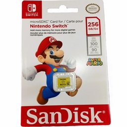 [SDSQXAO-256G-GNCZN] Memoria MicroSDXC SanDisk para Nintendo Switch de 256 GB