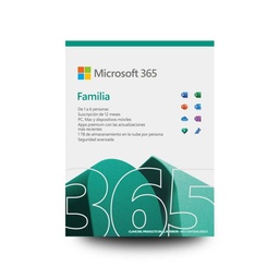 [6GQ-00088] Licencia de Microsoft 365 Familia para 1 Año